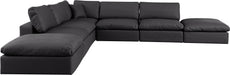 Comfy - 7 Piece Faux Leather Modular Corner Sectional - Simple Home Plus