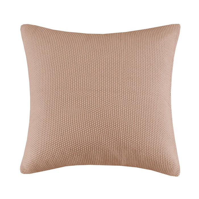 Bree Knit - Euro Pillow Cover - Brown - Simple Home Plus