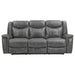 Conrad - Upholstered Padded Arm Motion Sofa - Gray - Simple Home Plus