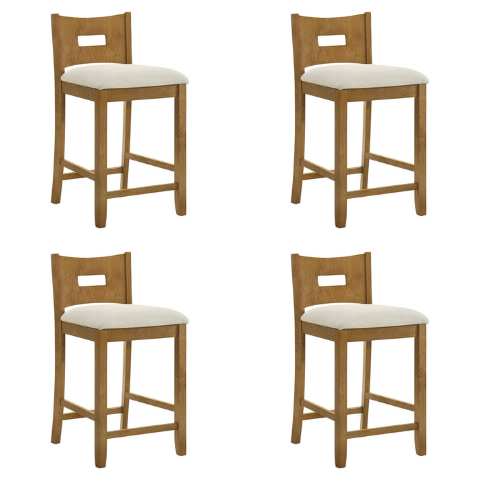 Ren - 26" Counter Height Rubberwood Barstool - Simple Home Plus