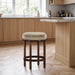 Monette - Counter Stool With Brown Base - Simple Home Plus