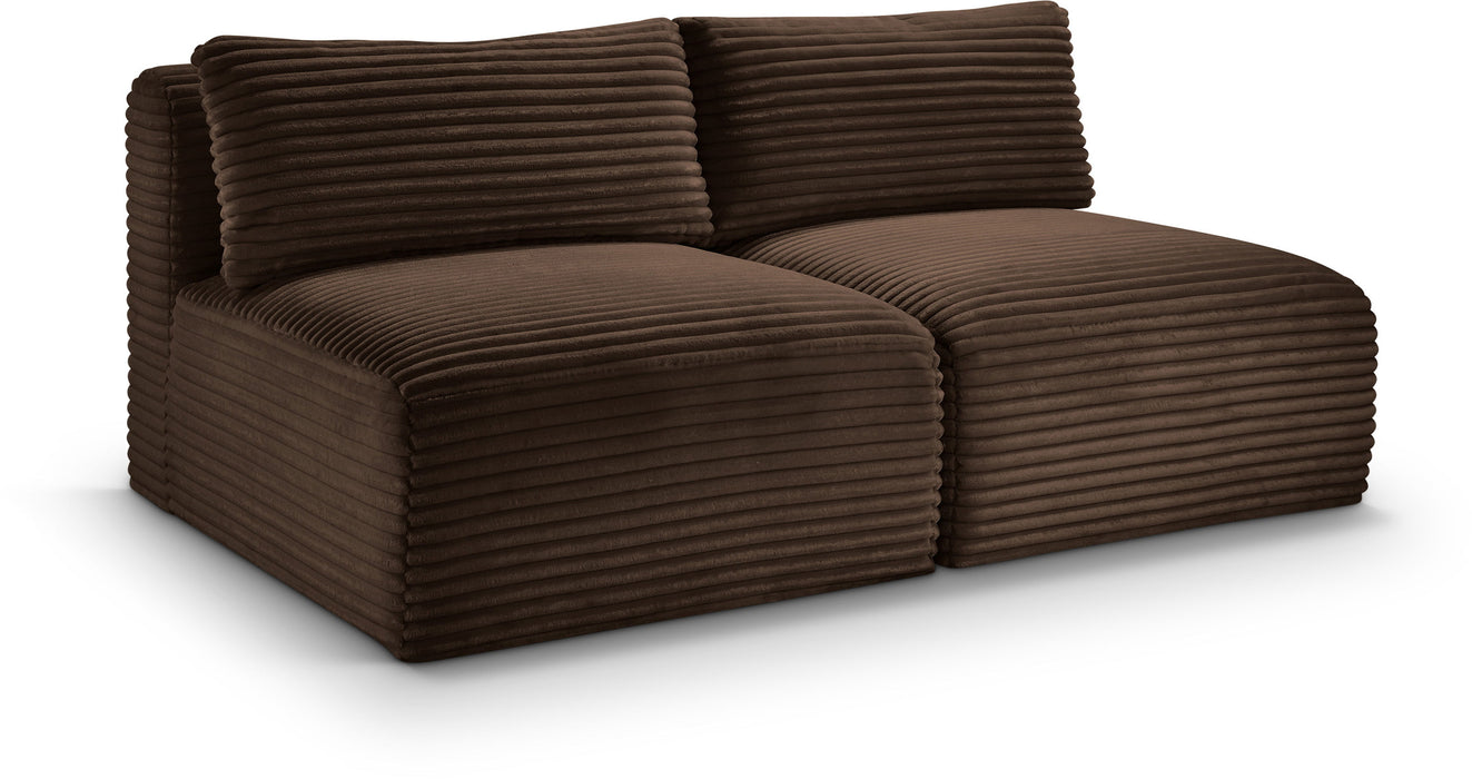 Shaggy - 2 Seat Modular Armless Sofa - Simple Home Plus