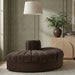Rummi - Velvet Performance Fabric Upholstered 2 Piece  Rounded Modular Loveseat - Simple Home Plus