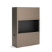 Midnight Mountain - Freestanding Fireplace - Light Brown - Simple Home Plus