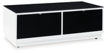 Gardoni - White / Black - Rectangular Cocktail Table - Simple Home Plus