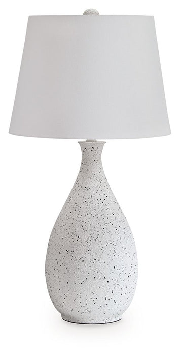 Wyattford - White / Black - Metal Table Lamp - Simple Home Plus