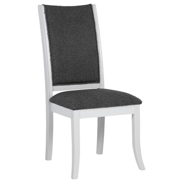Judd - Upholstered Dining Side Chair (Set of 2) - Pearl White - Simple Home Plus