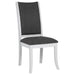 Judd - Upholstered Dining Side Chair (Set of 2) - Pearl White - Simple Home Plus