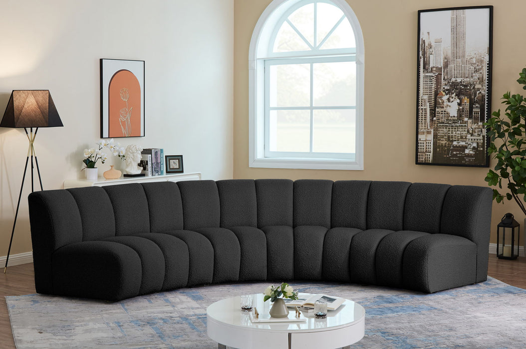 Infinity - 4 Piece Boucle Modular Sectional - Simple Home Plus