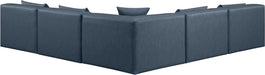 Cube - 5 Piece Modular Corner Armless Sectional - Simple Home Plus