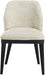Valeo - Linen Textured Fabric Upholstered Dining Chair (Set of 2) - Painted Black Base - Simple Home Plus