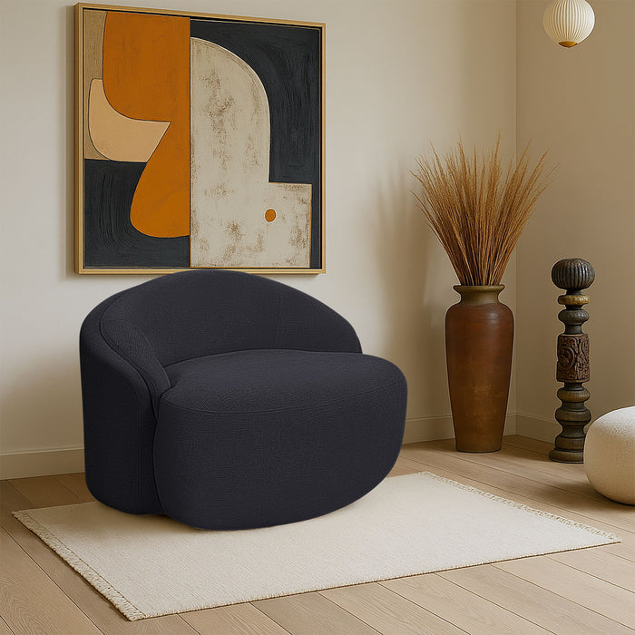 Caspian - Chenille Fabric Upholstered Chair - Simple Home Plus