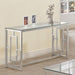 Merced - Glass Top Metal Table - Simple Home Plus