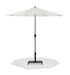 Fiji - Aluminum Patio Umbrella With Square Black And Teak Base - Simple Home Plus