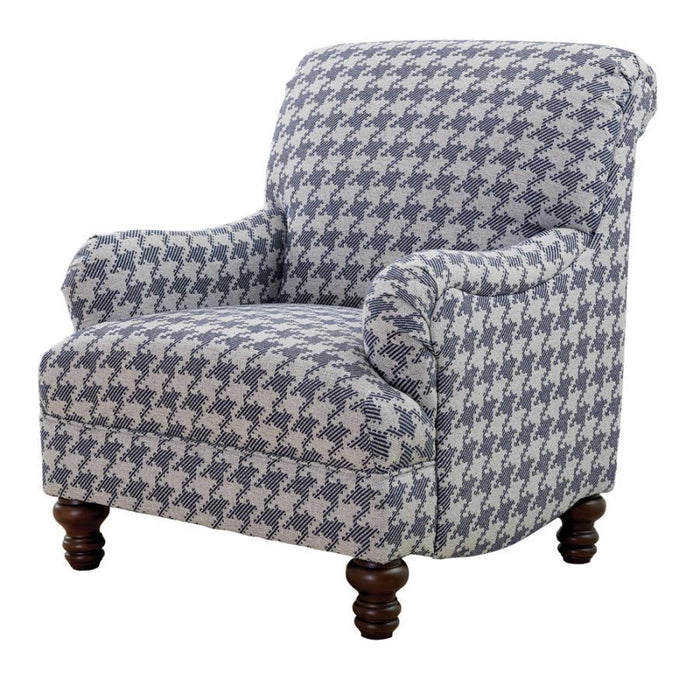 Glenn - Upholstered English Arm Accent Chair - Simple Home Plus