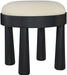 Larea - Upholstered Ottoman - Cream - Simple Home Plus