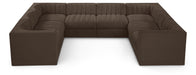 Rummi - Velvet Performance Fabric Upholstered Modular Sectional - Simple Home Plus