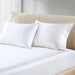 Satin - Pillowcases (Set of 2) Queen - White - Simple Home Plus
