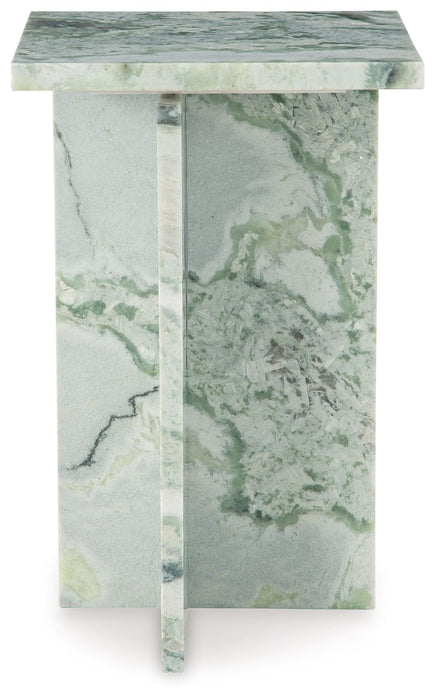 Deaconwell - White / Green - Accent Table - Simple Home Plus