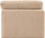 Indulge - Velvet Armless Chair - Simple Home Plus