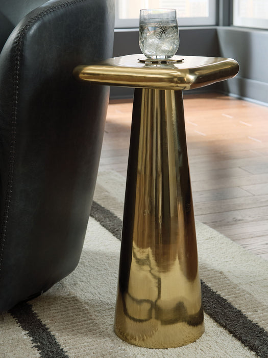 Dallenburg - Gold Finish - Accent Table - Simple Home Plus