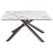 Carvell - Square Sintered Stone Table - Simple Home Plus