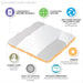 Heavy Warmth - Oversize Twin Comforter - White - Simple Home Plus