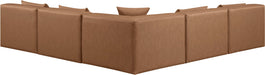 Cube - 5 Piece Modular Corner Armless Sectional - Simple Home Plus