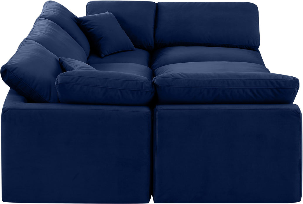 Indulge - Velvet 6 Piece Modular Sectional - Simple Home Plus