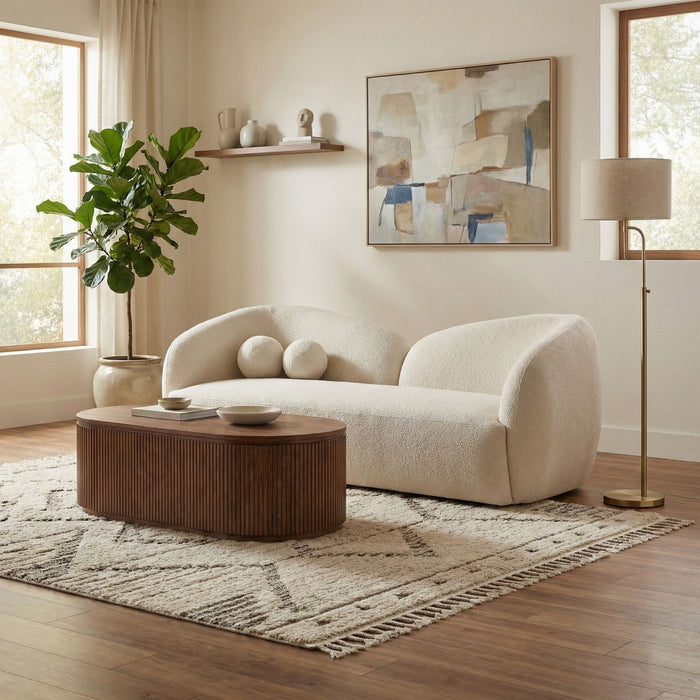 Elowen - Fabric Upholstered Sofa - Simple Home Plus