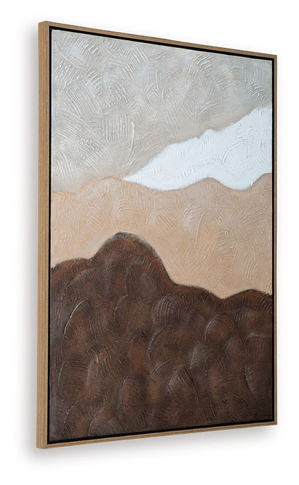 Fanthorne - Tan / Brown / White - Wall Art - Simple Home Plus