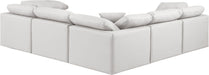 Indulge - Faux Leather 5 Piece Modular Corner Sectional - Simple Home Plus