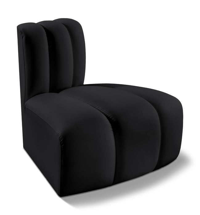 Arc - Faux Leather Reverse Corner Chair - Simple Home Plus
