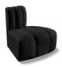 Arc - Faux Leather Reverse Corner Chair - Simple Home Plus