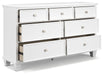 Fortman - White - Dresser - Simple Home Plus