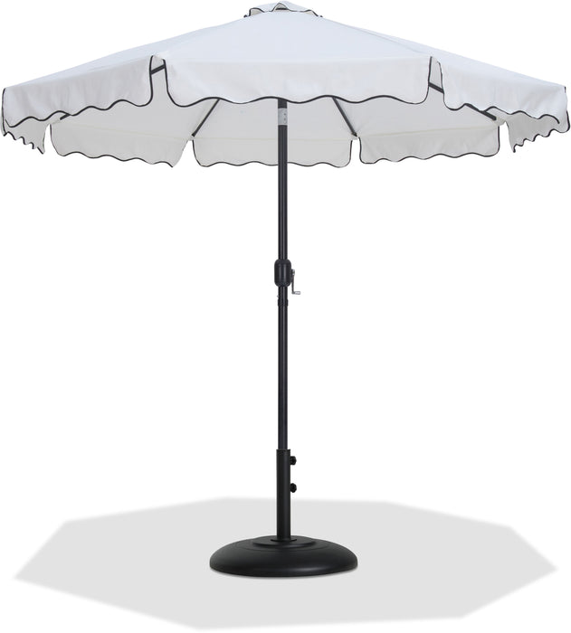 Amalfi - Patio Umbrella - Black Base / Black Pole - Simple Home Plus