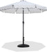 Amalfi - Patio Umbrella - Black Base / Black Pole - Simple Home Plus
