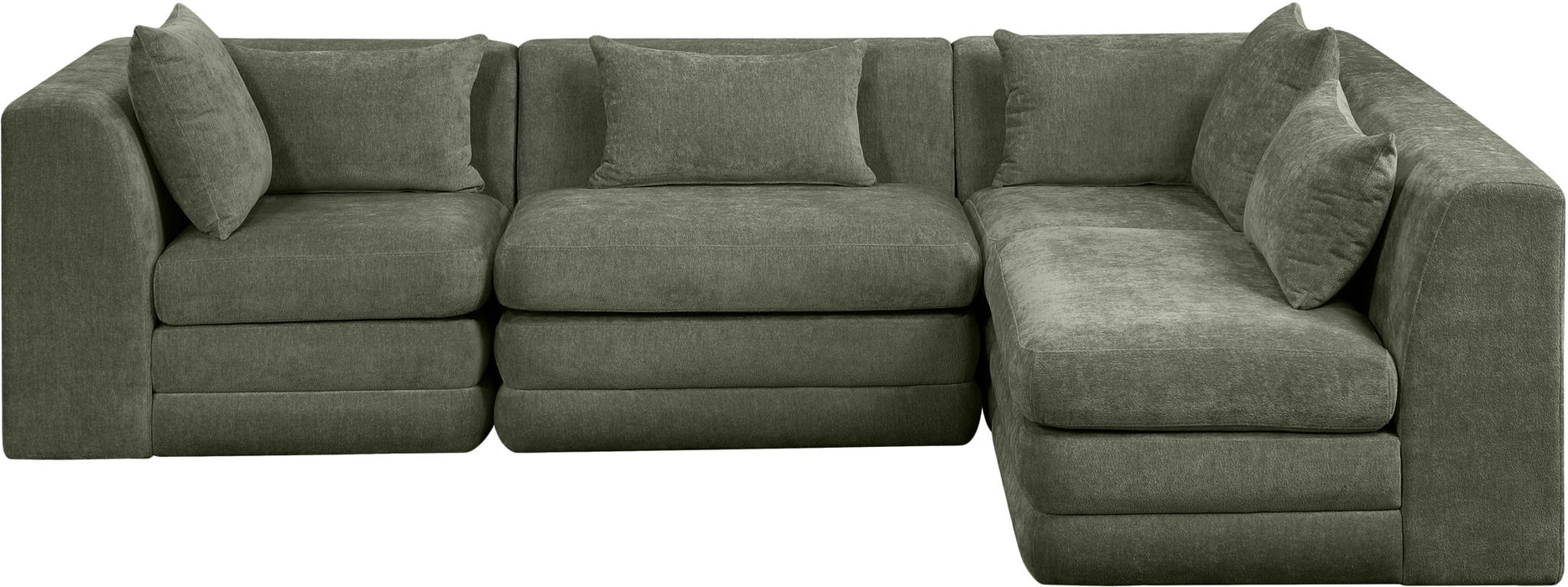 Stellar - 4 Piece Upholstered Modular Sectional - Simple Home Plus