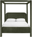 Salina - Velvet Upholstered Bed - Simple Home Plus