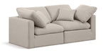 Indulge - Linen 2 Seat Modular Sofa - Simple Home Plus