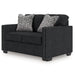 Jasmine Peaks - Loveseat - Coal - Simple Home Plus