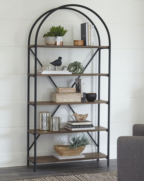 Galtbury - Brown / Black - Bookcase - Simple Home Plus