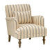 Amanda - Accent Chair - Linen / Blue - Simple Home Plus