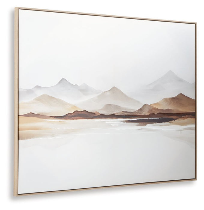 Karalen - White / Gray / Brown - Wall Art - Simple Home Plus