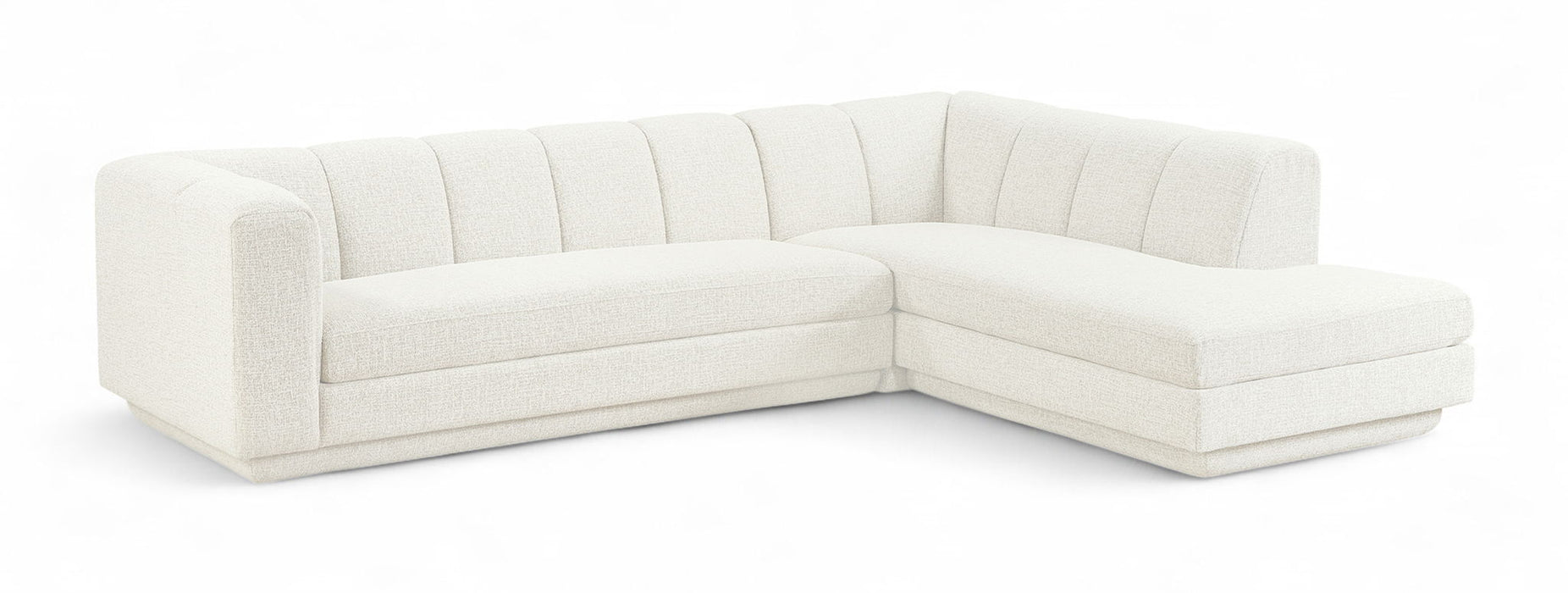 Modari - Sectional - Cream - Simple Home Plus