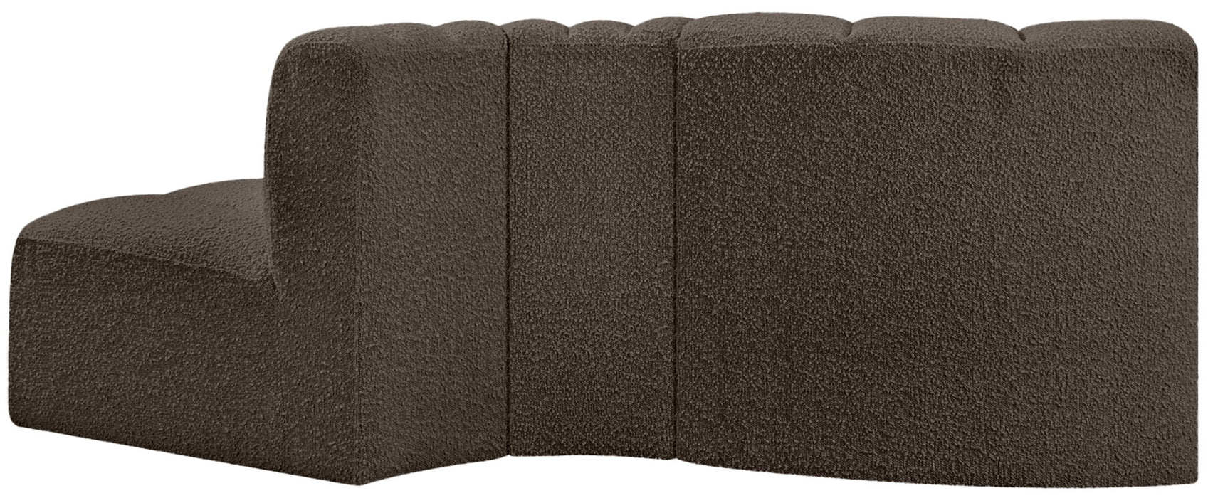 Arc - Boucle Fabric 3 Piece Modular Sofa - Simple Home Plus