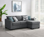 Storey - Upholstered Sleeper Sectional Chaise Sofa - Simple Home Plus
