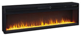 Entertainment Accessories - Black - Wide Fireplace Insert - Simple Home Plus