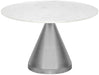 Emery - Marble/Stone Dining Table - White - Simple Home Plus