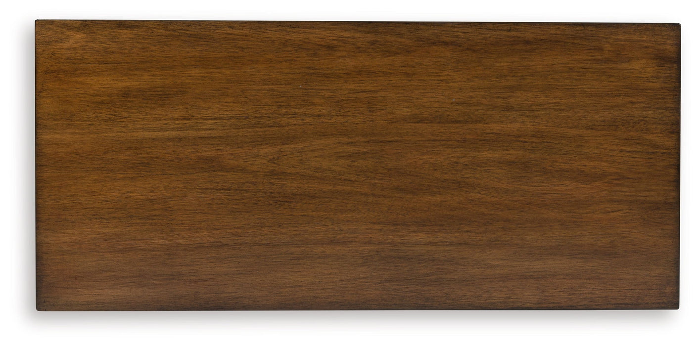 Taffenbrook - Medium Brown - Five Drawer Chest - Simple Home Plus